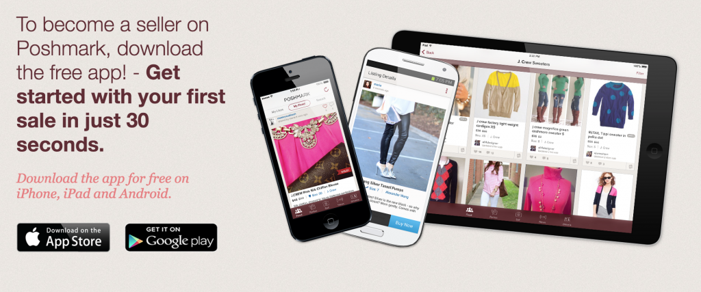 poshmark to sell items online