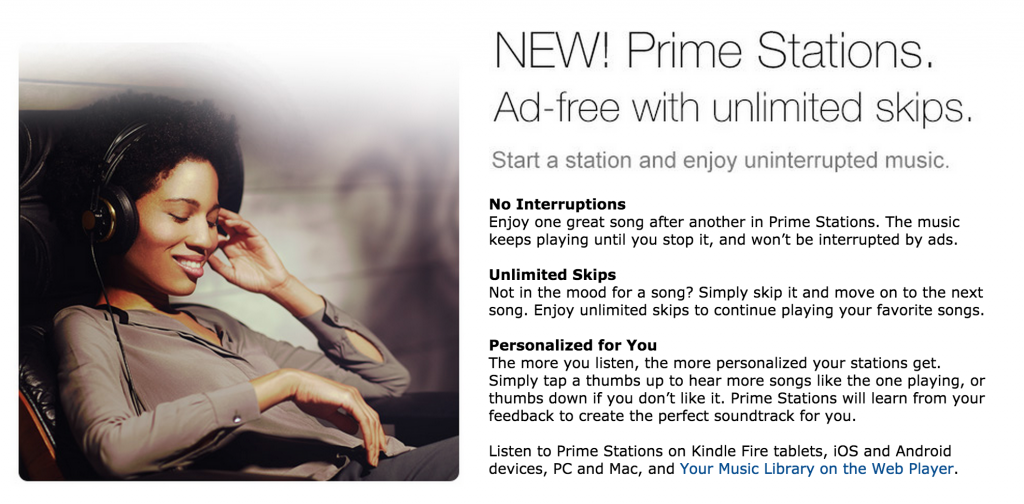 free prime stations
