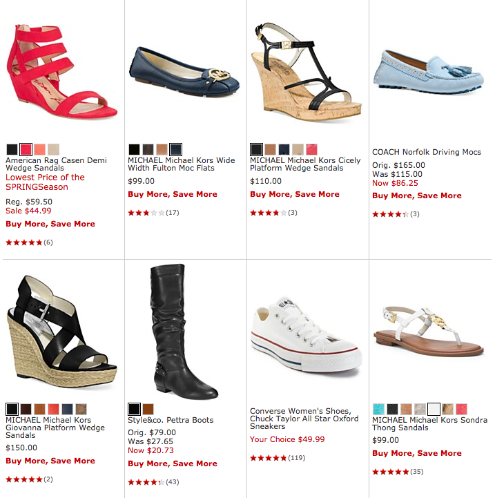 Up to 70% Off a Selection of Women's Shoes During Macy's Great Shoe Sale!  Plus, Get Up To An Additional 30% Off At Checkout! - Freebies2Deals