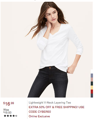 Ann Taylor LOFT: 50% Off Everything & FREE Shipping! - Freebies2Deals