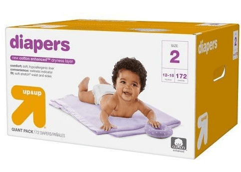 target up and up diapers size 2