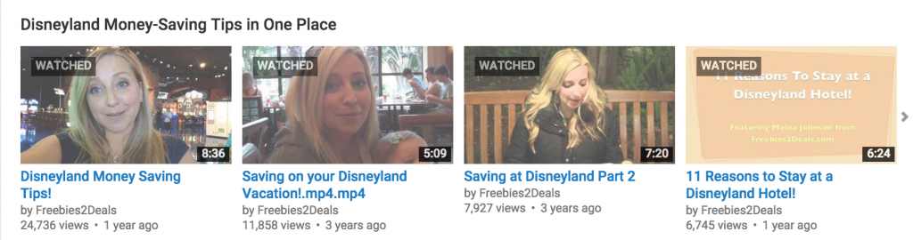 how to save at disneyland videos