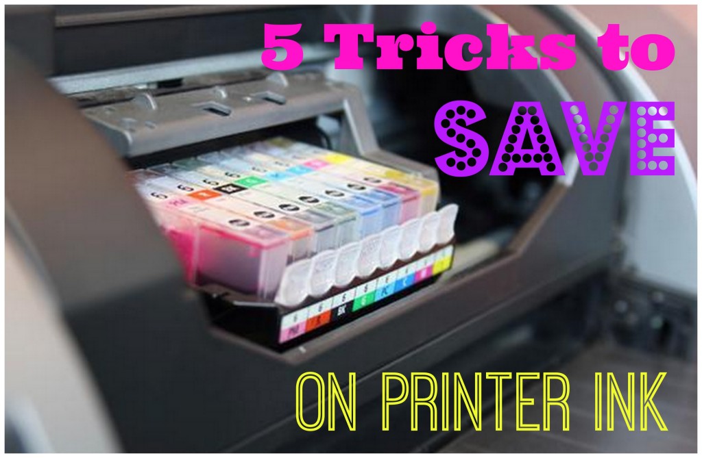 5 tricks to save on printer ink