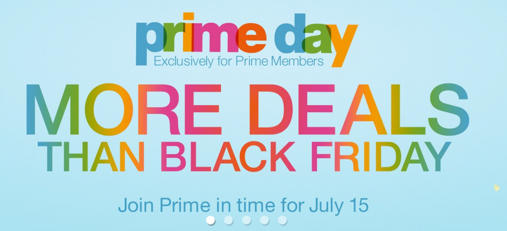 details for Amazon Prime Day July 15th