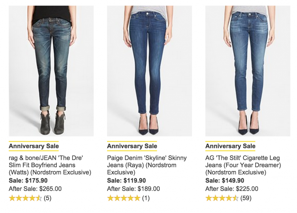 best jean deals from the nordstrom sale
