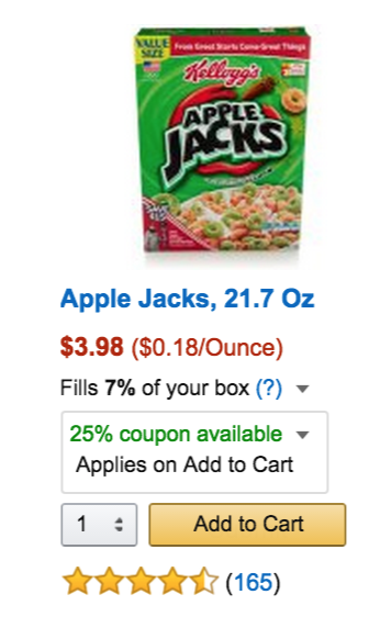 save money on apple jacks