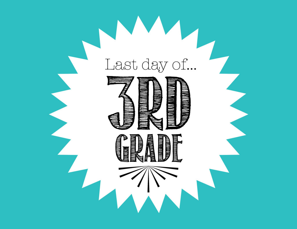 FREE Last Day of School Printable for 3rd Grade