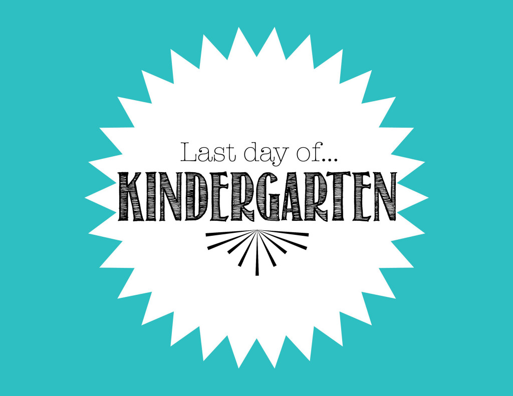 FREE Last Day of School Printable for Kindergarten