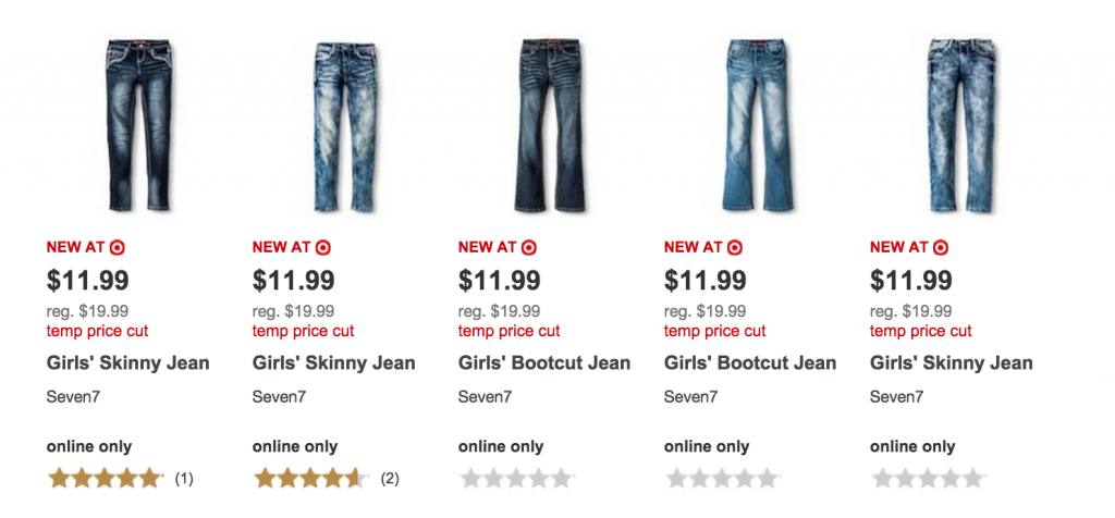 teen sale on jeans