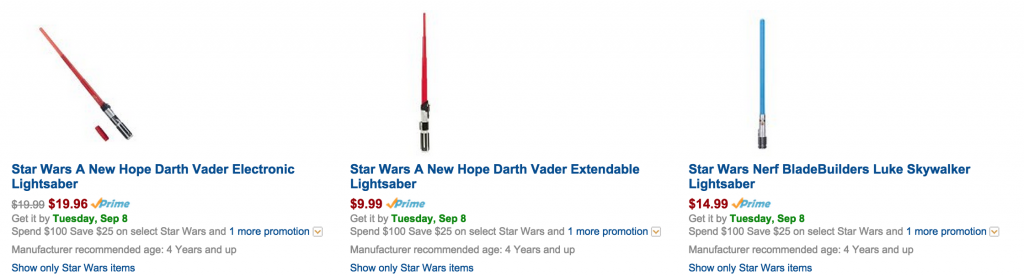 new lightsabers from hasbro