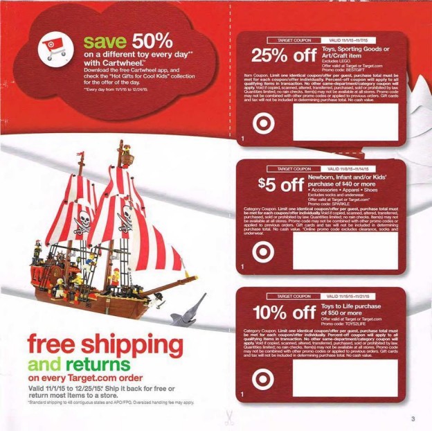 Target Holiday Toy Catalog Deals, Coupons, Free Shipping