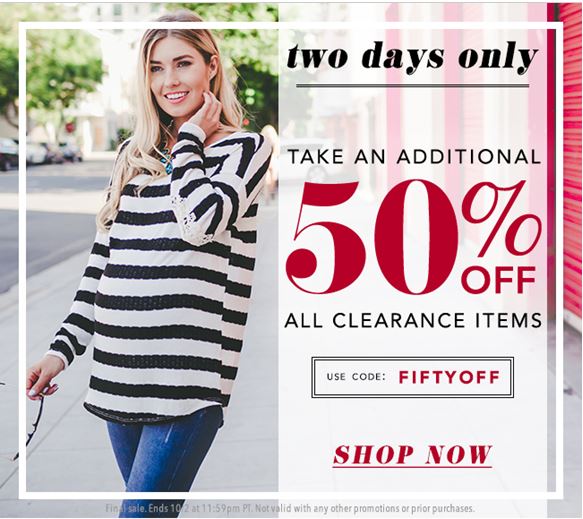 freebies2deals-50offclearance