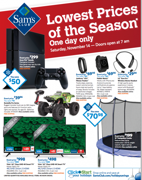 Sam's Club EARLY Black Friday Ad Released! (OFFICIAL AD) Deals Are Live