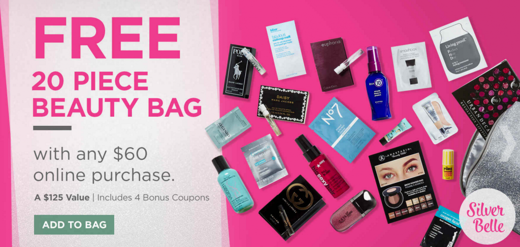 free beauty bag