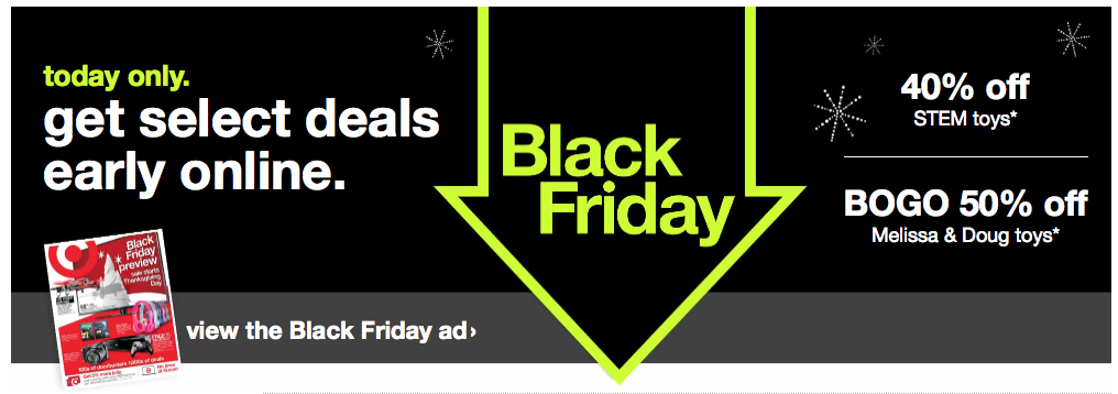 Target Early Black Friday Deals