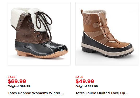 Kohls: Snow Boots for the Whole Family 