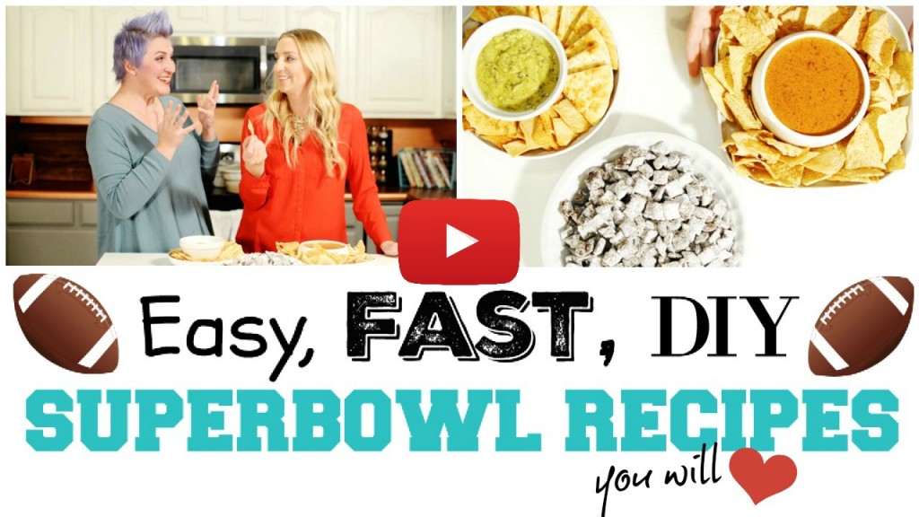 superbowl recipes youtubepic with button