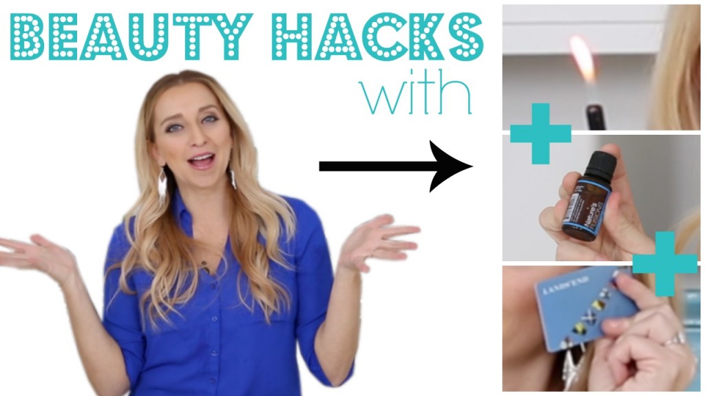 beauty hacks match essential oils business card