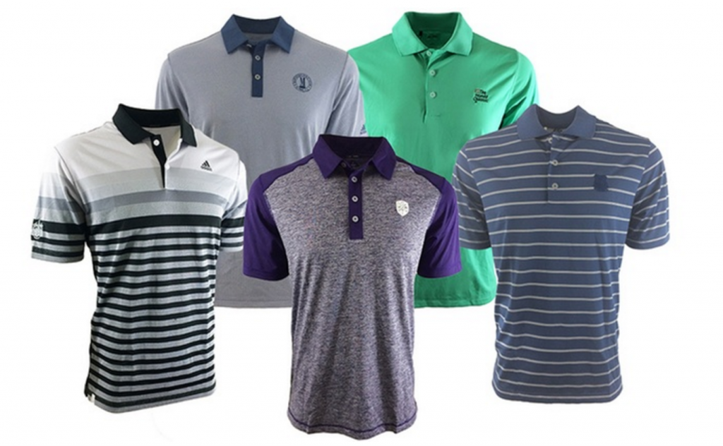 Two Adidas Men's Logo Overrun Golf Polos Just $34.99 Today Only ...