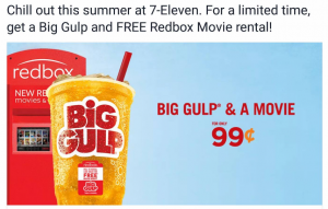 big gulp and a movie