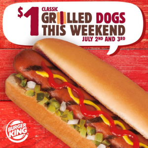 bk grilled dogs