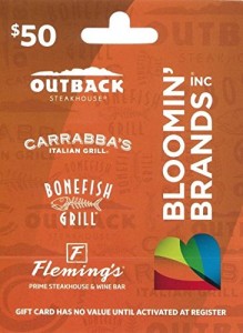 Bloomin Brands Gift Card