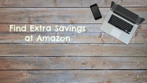 find extra savings at amazon