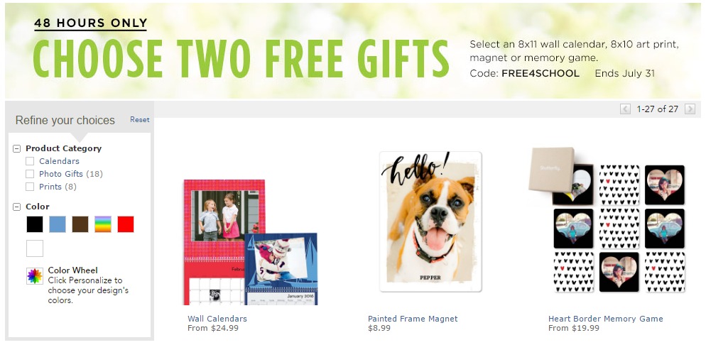 Two FREE Shutterfly Photo Gifts! Just Pay Shipping