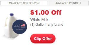 $1 off milk coupon