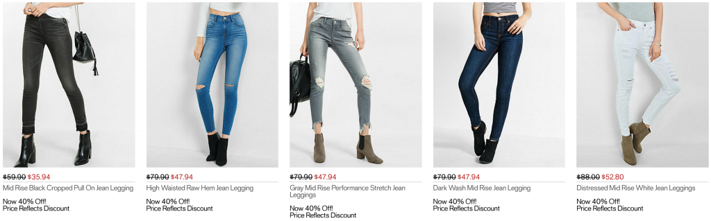 express jeans clearance