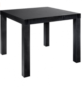 black end table