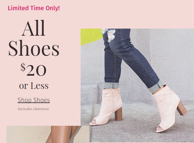 charlotte russe shoes sale