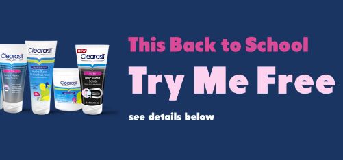 FREE Clearasil Product After Mail In Rebate Up To 9 99 Value 