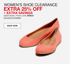 clearance shoes macys