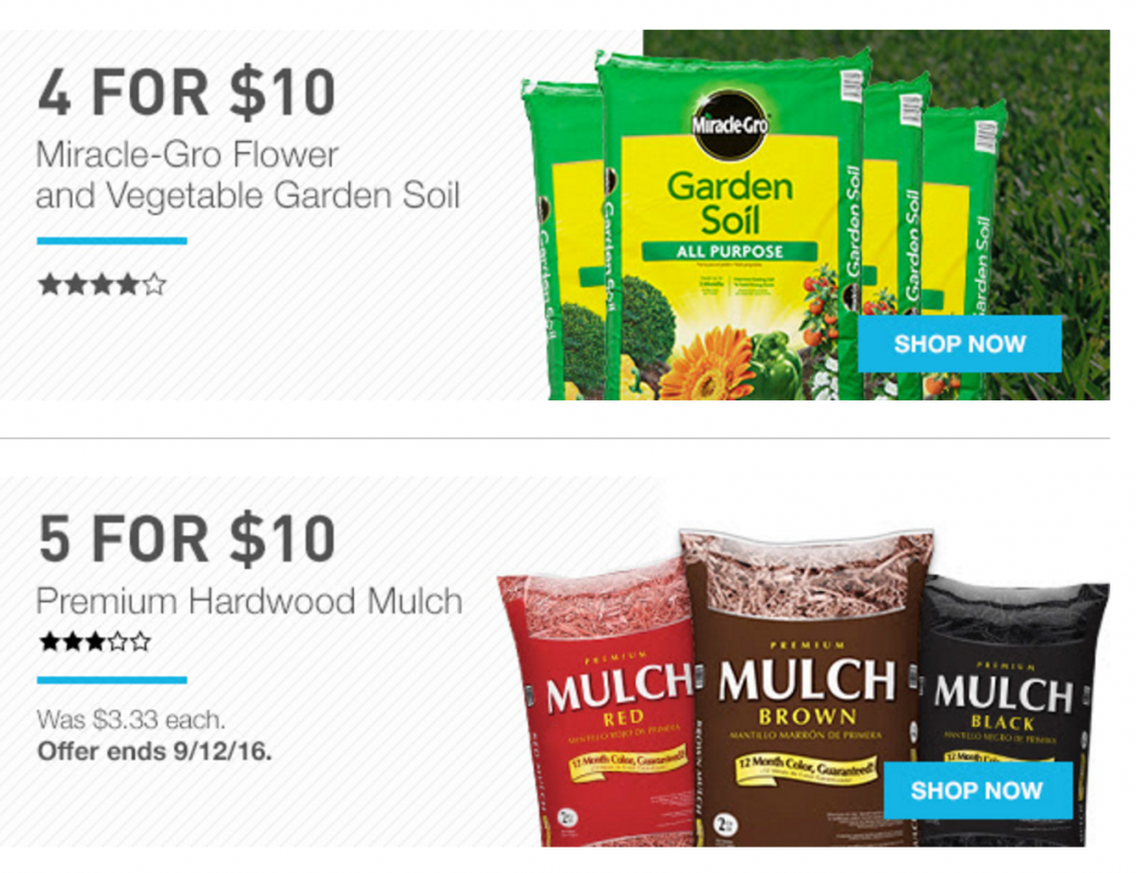 Labor Day Deals At Lowes Garden Soil 4 For 10 Mulch 5 For 10 Up To 35 Off Appliance More Common Sense With Money