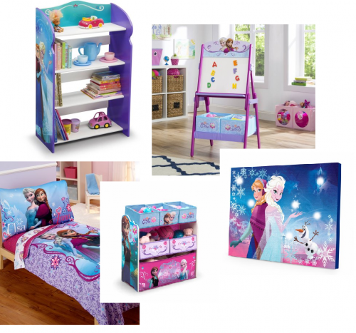 frozen book and toy organizer