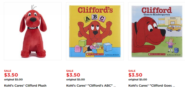 kohls clifford books