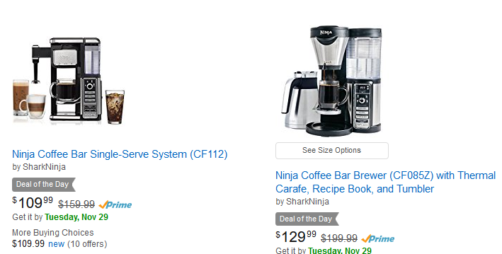 Save At Least 30 On Ninja Coffee Bar Just 109 99 Amazon Cyber Monday Common Sense With Money