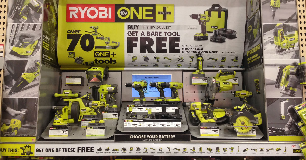 BOGO Free Ryobi Tool Deal at Home Depot! Common Sense With Money