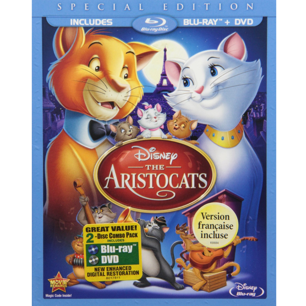 The Aristocats (Blu-ray/DVD) Special Edition Only $9.99 On Amazon ...