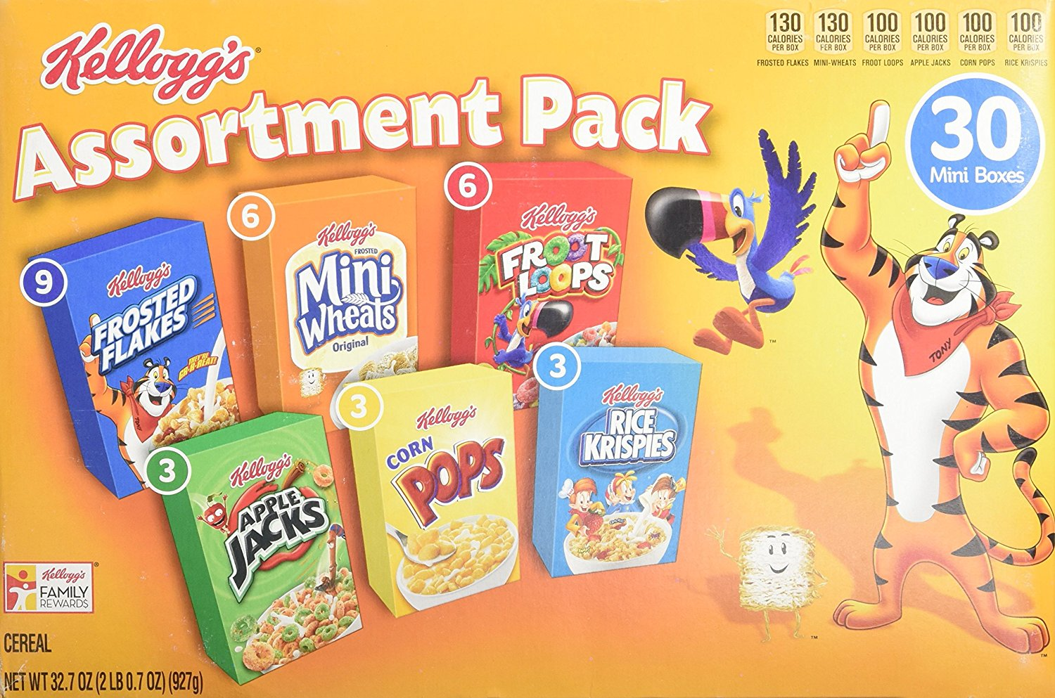 kelloggs cereal assortment