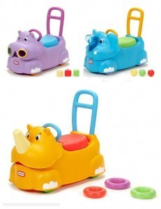 little tikes scoot around hippo