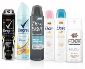 unilever-dry-spray-deodorants