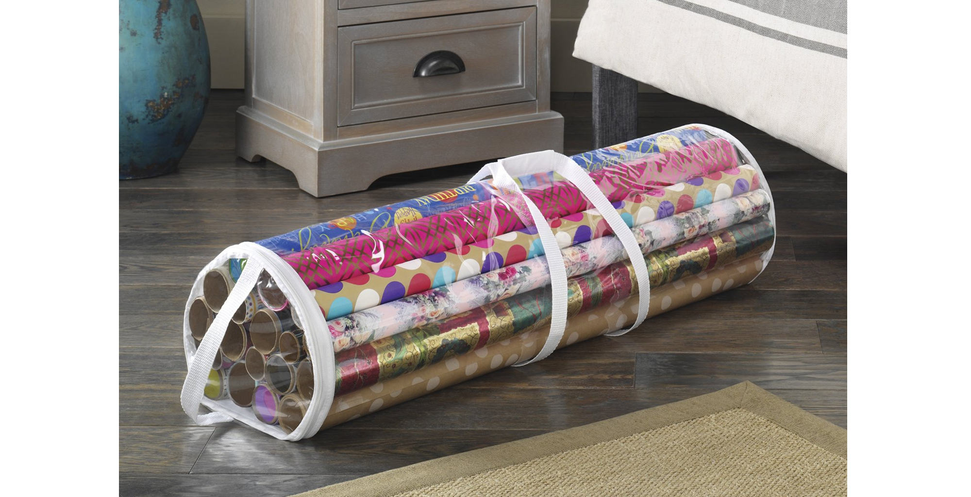 wrapping-paper-storage