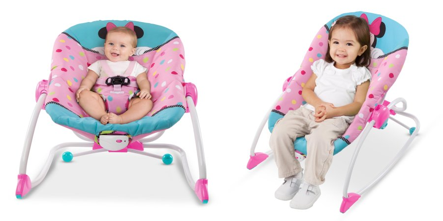 minnie mouse baby bouncer & rocker chair