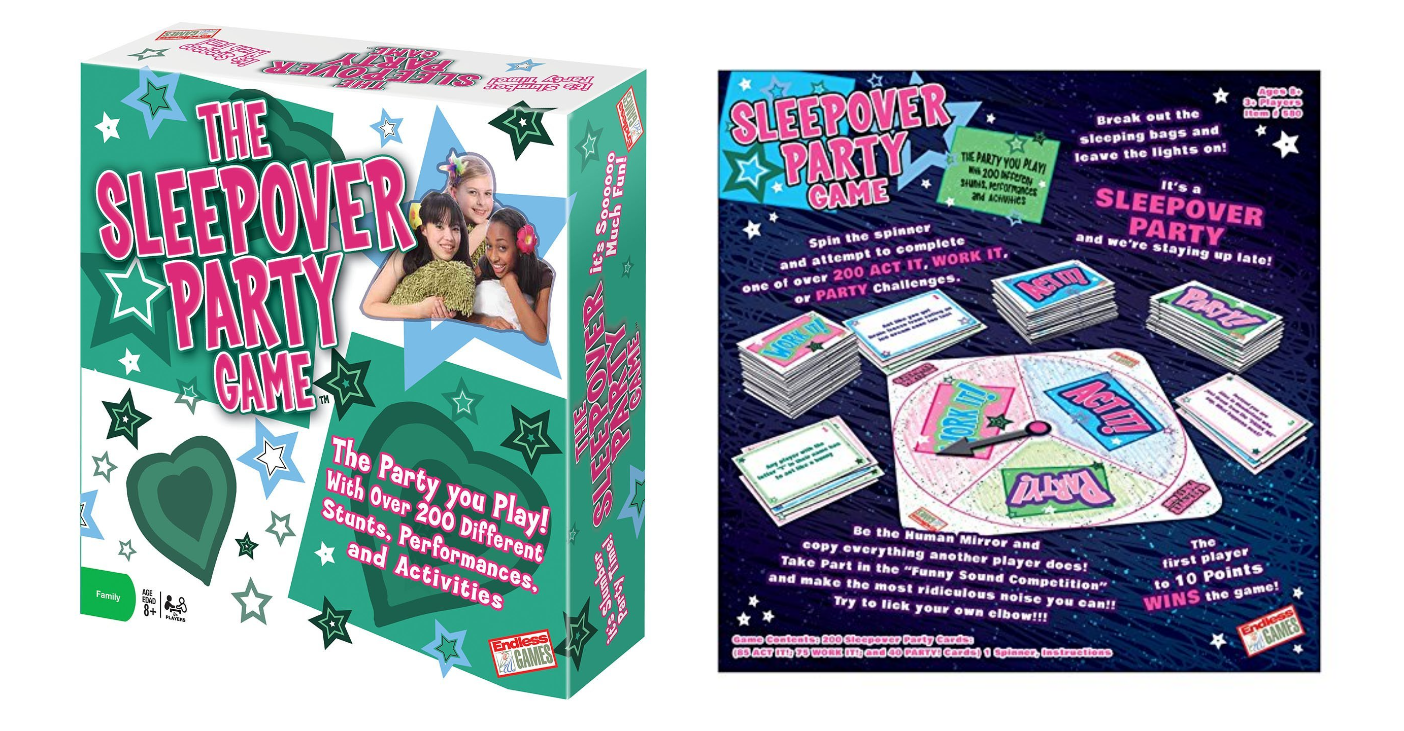 sleepover party game