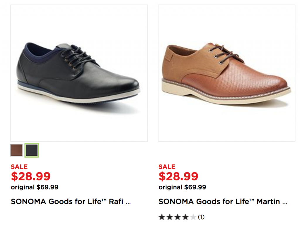 HOT! Sonoma Men's Casual Shoes Just $18 