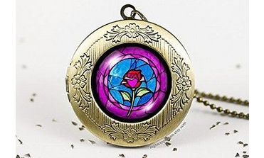 beauty and beast necklace