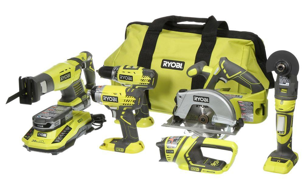 ryobi 6 tool set