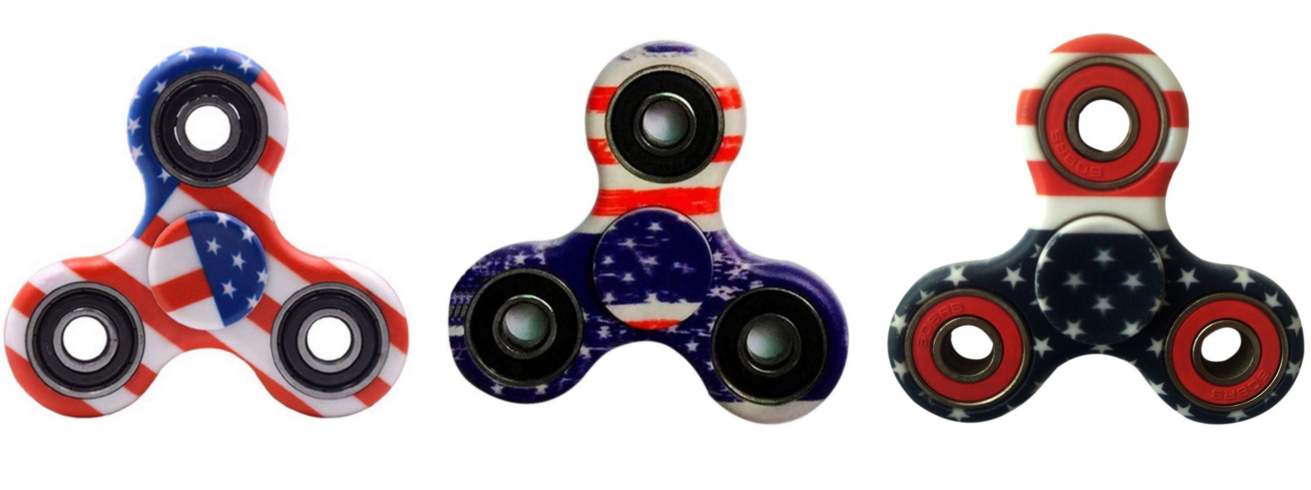 American flag fidget spinners